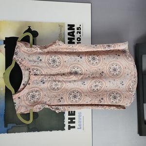 Loft Peach Sleeveless Top